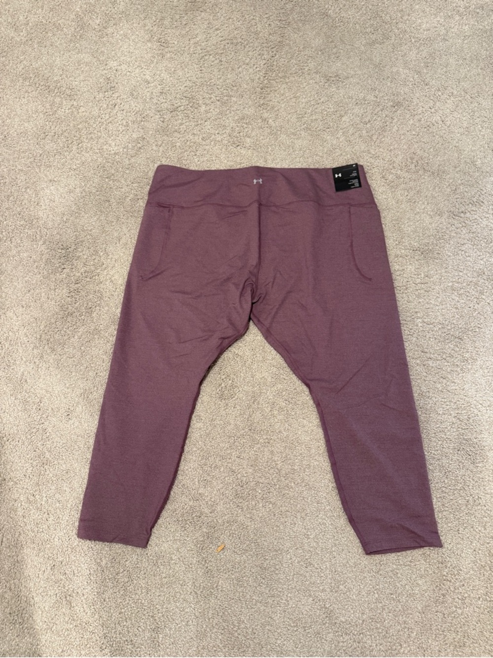 Under Armour plus size Plum High-Rise Ankle Leggings